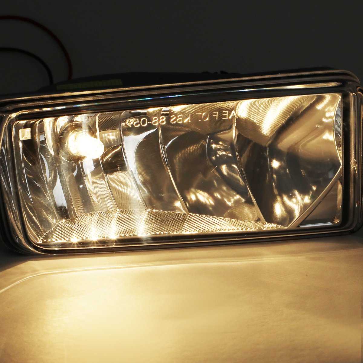 DNA Motoring, DNA Projector Fog Lights Cadillac Escalade (07-08) [OE Style - Clear Lens] - Passenger or Driver Side