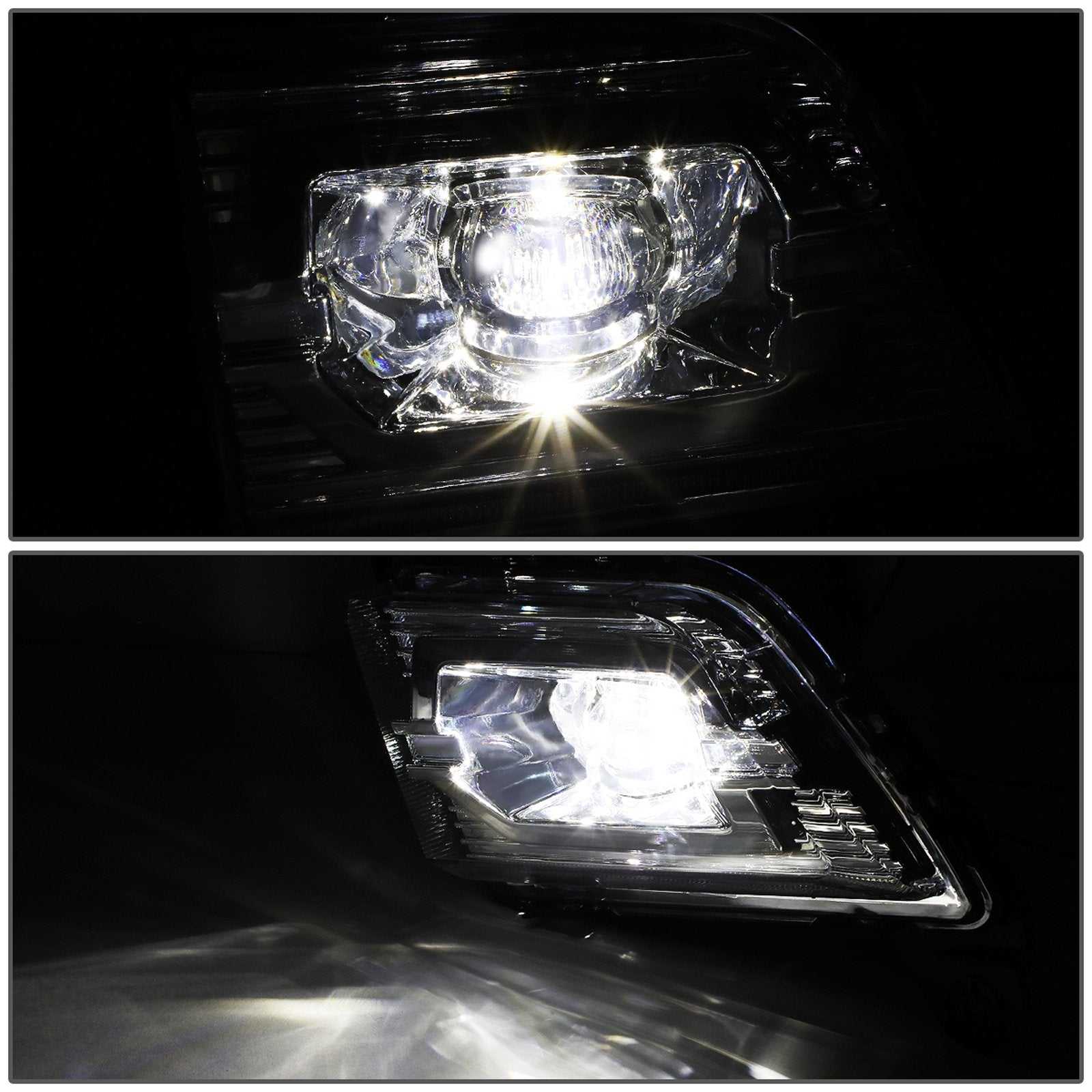 DNA Motoring, DNA Projector Fog Lights Chevy Silverado 1500 (19-20) OE Style - Clear or Smoked Lens