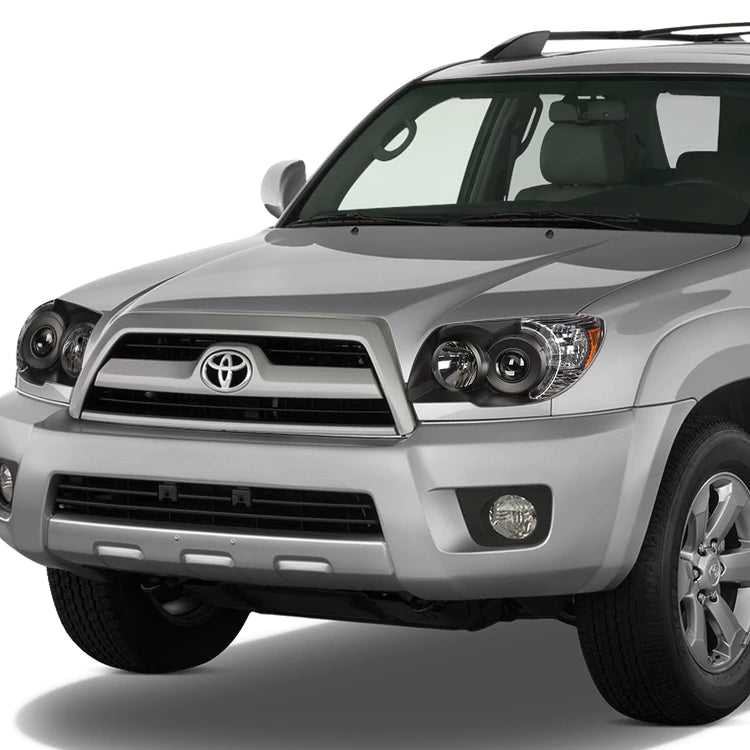 DNA Motoring, DNA Projector Headlights Toyota 4Runner (06-09) w/ Amber Corner - Black or Chrome Housing