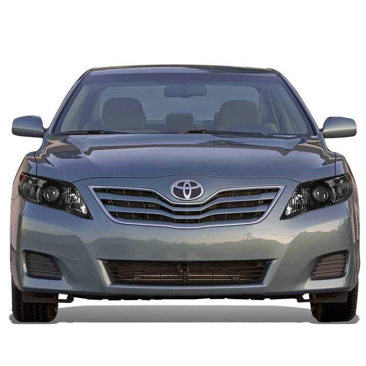 DNA Motoring, DNA Projector Headlights Toyota Camry (10-11) w/ Amber Corner - Black or Chrome Housing