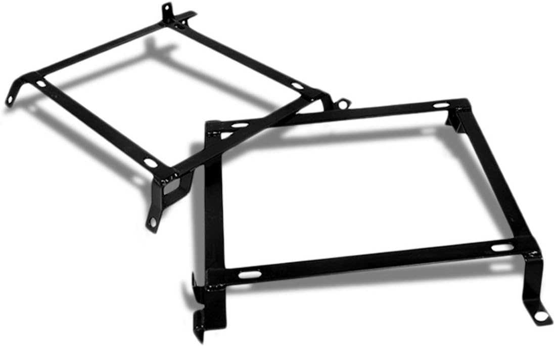 DNA Motoring, DNA Racing Seat Brackets Honda CRX (88-91) [Tensile Steel] Driver / Passenger Side