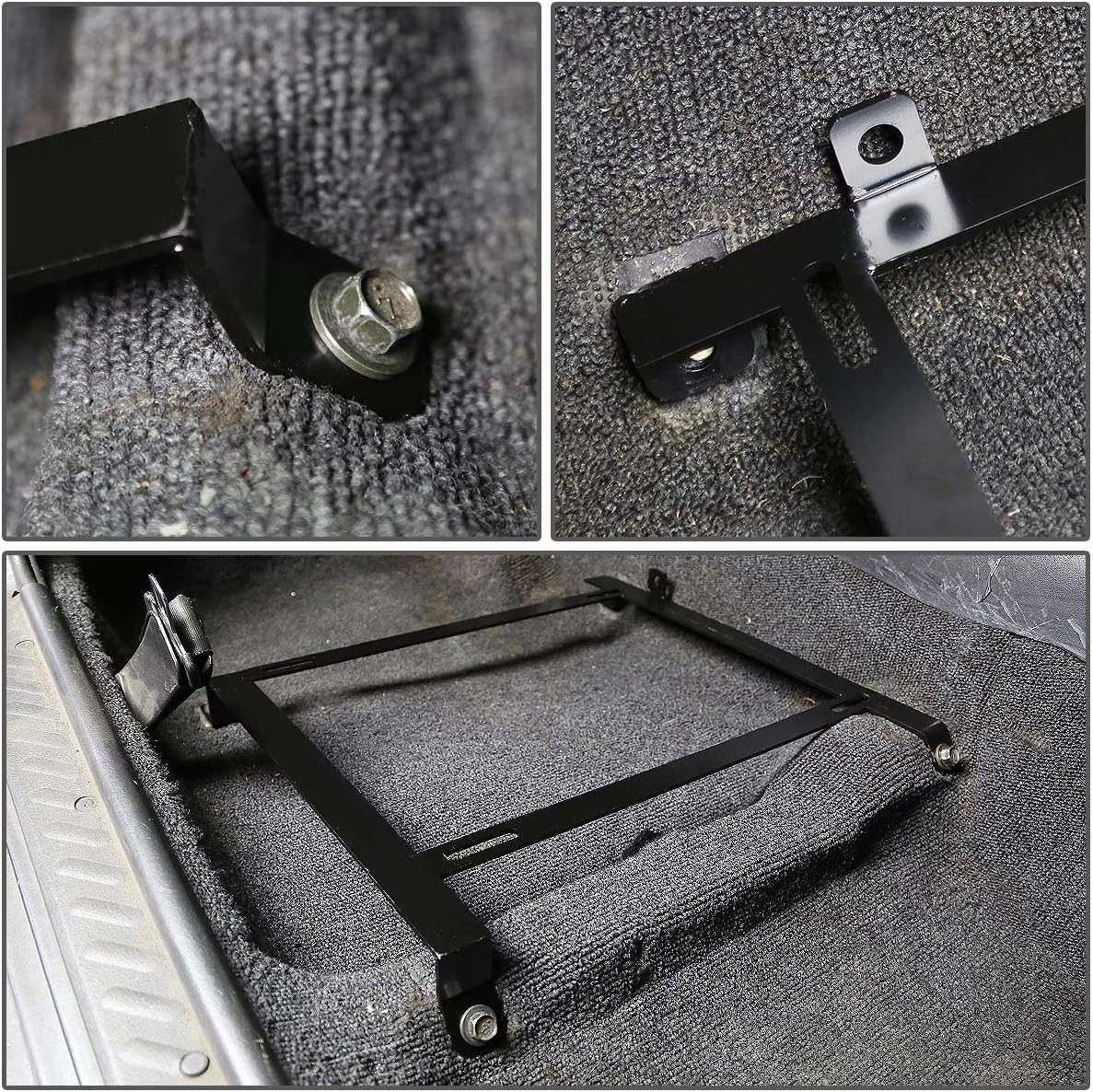 DNA Motoring, DNA Racing Seat Brackets Nissan 240SX S13/S14 (89-98) [Tensile Steel] Driver / Passenger Side