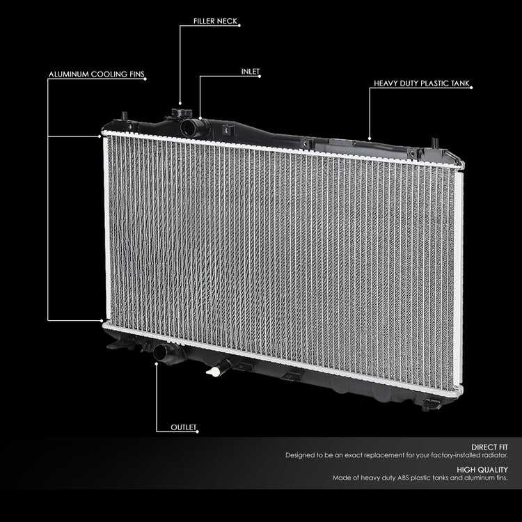 DNA Motoring, DNA Radiator Acura ILX 2.0L / 2.4L (13-15) [DPI 13221] OEM Replacement w/ Aluminum Core