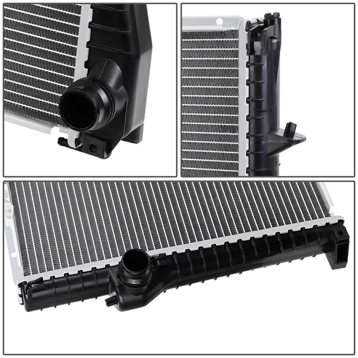 DNA Motoring, DNA Radiator BMW 5 Series (99-06) [DPI 2284] OEM Replacement w/ Aluminum Core