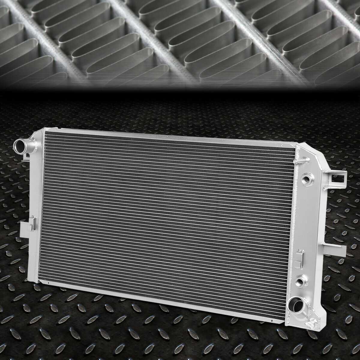 DNA Motoring, DNA Radiator Chevy Silverado 6.6L Duramax LB7/LLY (01-05) 3 Row Aluminum Performance Replacement