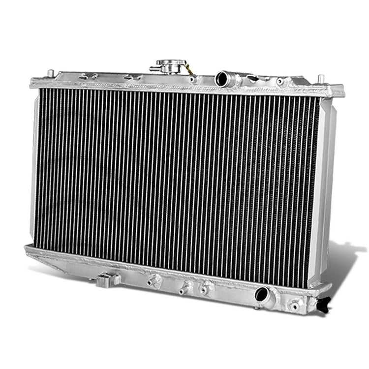 DNA Motoring, DNA Radiator Honda Civic EF 1.5 (88-91) 2 Row Aluminum Performance Replacement