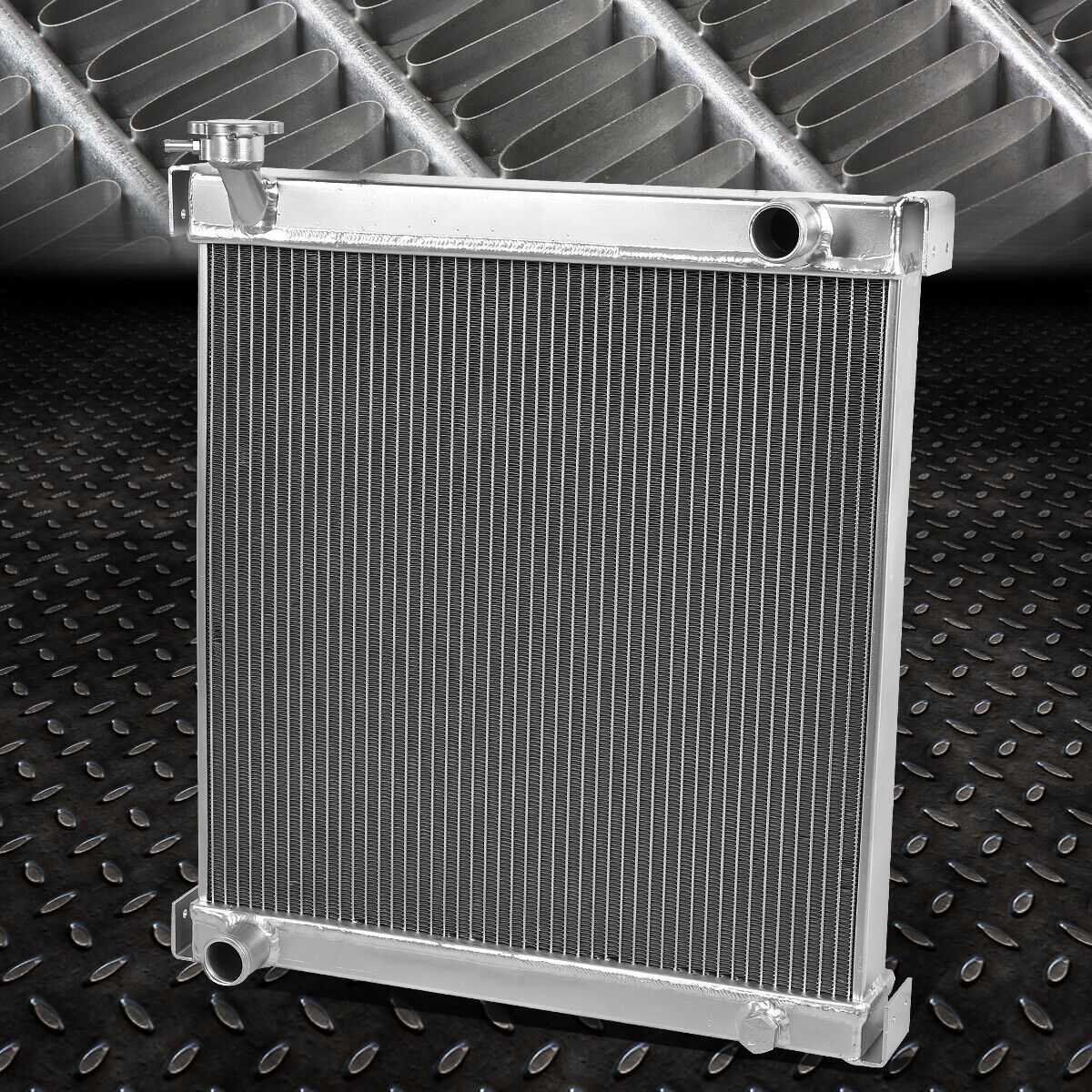 DNA Motoring, DNA Radiator Jeep Wrangler YJ/TJ 2.4L/4.2L M/T (97-06) 2 Row Aluminum Performance Replacement