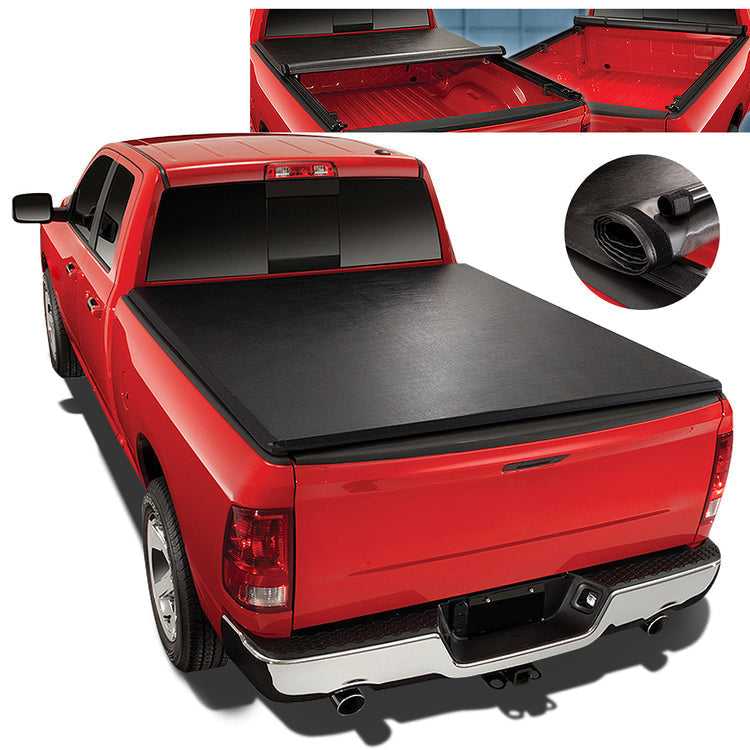 DNA Motoring, DNA Tonneau Cover Chevy Colorado / GMC Canyon (2004-2012) 5'3" Bed Soft Roll-Up - Black