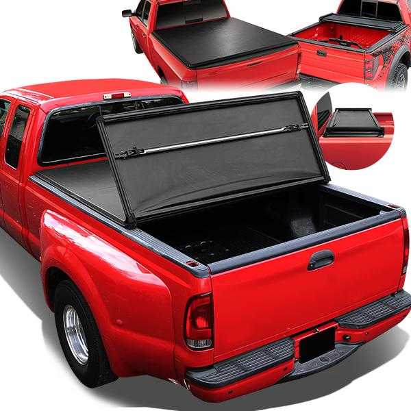 DNA Motoring, DNA Tonneau Cover Chevy Silverado 1500 (2004-2013) Classic (2007) 5'8" Bed Black - Soft Tri-Fold / Roll-Up