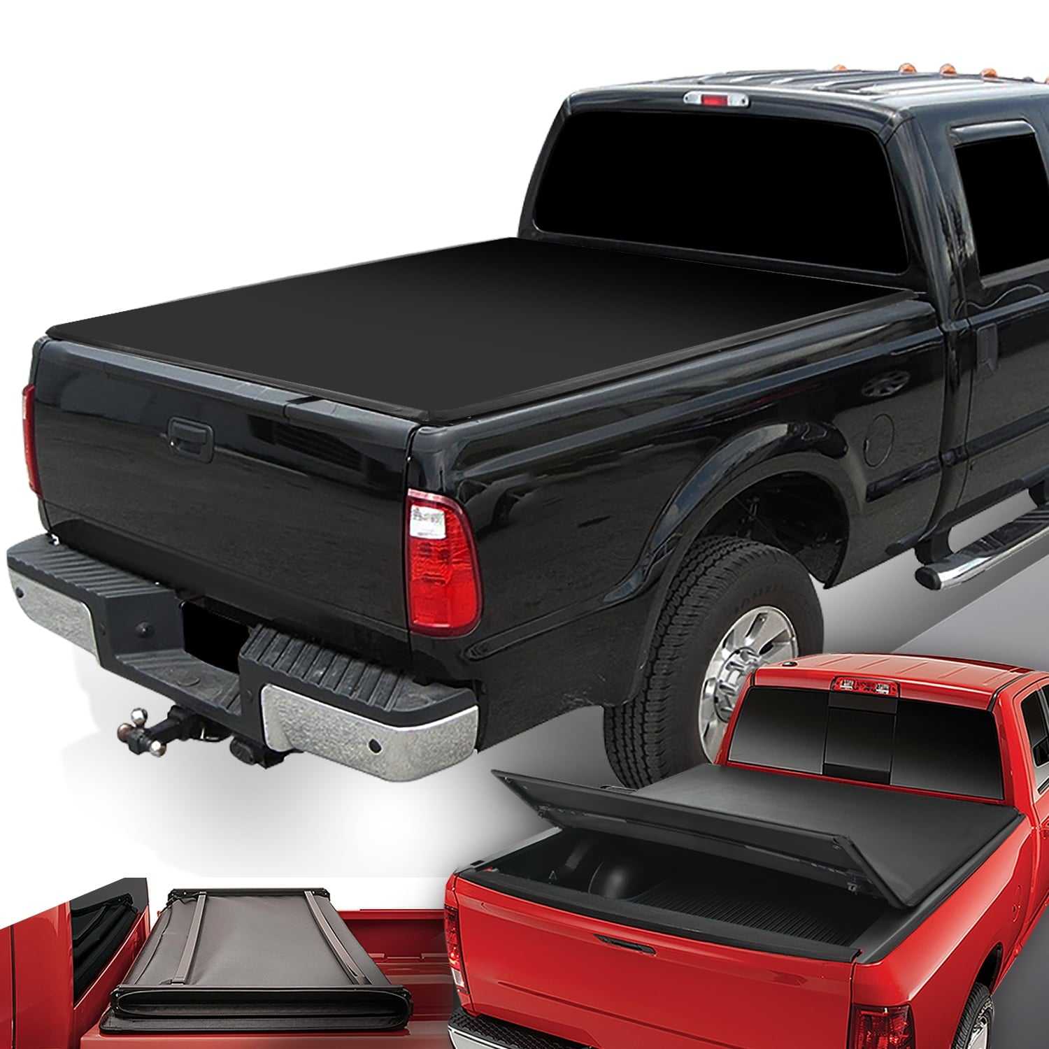 DNA Motoring, DNA Tonneau Cover Ford F250/F350/F450 Super Duty (1999-2014) 8 Ft. Bed