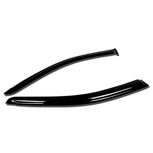 DNA Motoring, DNA Window Visors Dodge Grand Caravan / Chrysler Town & Country (2008-2016) Tape-On - Dark Smoke