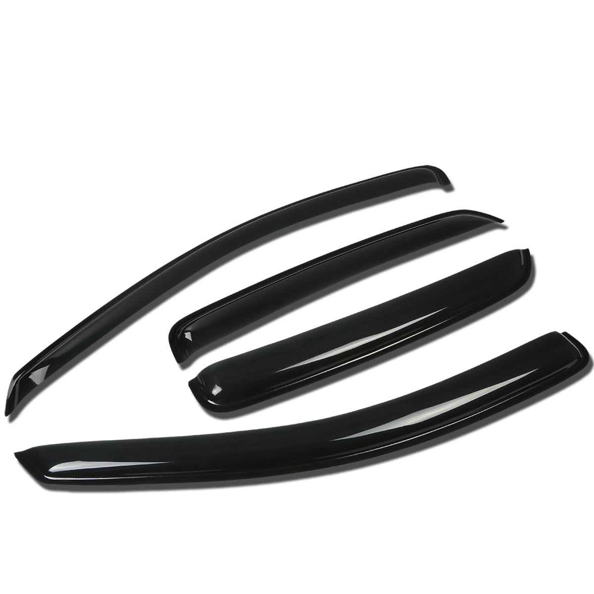 DNA Motoring, DNA Window Visors Ford Taurus (2008-2010) Five Hundred (2005-2007) Tape-On - Dark Smoke