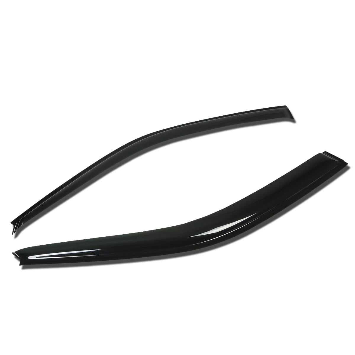 DNA Motoring, DNA Window Visors Honda Civic 2-Door (1996-2000) Tape-On - Dark Smoke