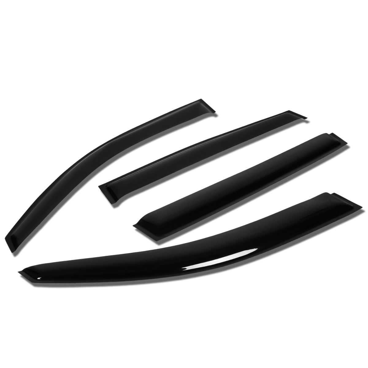 DNA Motoring, DNA Window Visors Kia Sorento (2011-2015) Tape-On - Dark Smoke