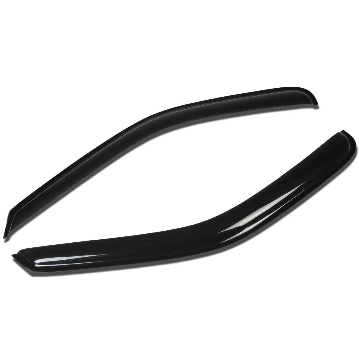 DNA Motoring, DNA Window Visors Mercedes ML320 (1998-2003) ML350 (2003-2005) Tape-On - Dark Smoke