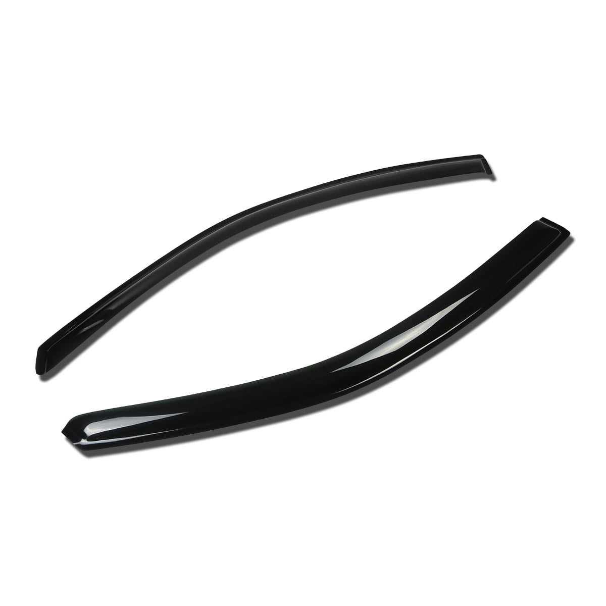 DNA Motoring, DNA Window Visors Mini Cooper 2-Door (2007-2013) Tape-On - Dark Smoke