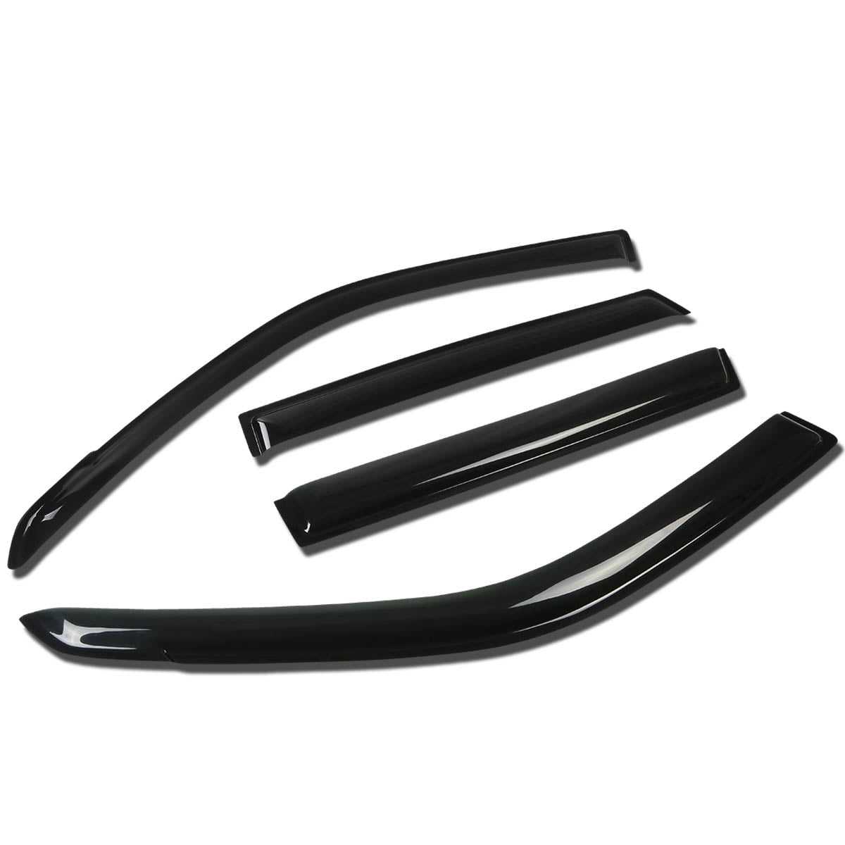 DNA Motoring, DNA Window Visors Suzuki Grand Vitara (2006-2011) Tape-On - Dark Smoke