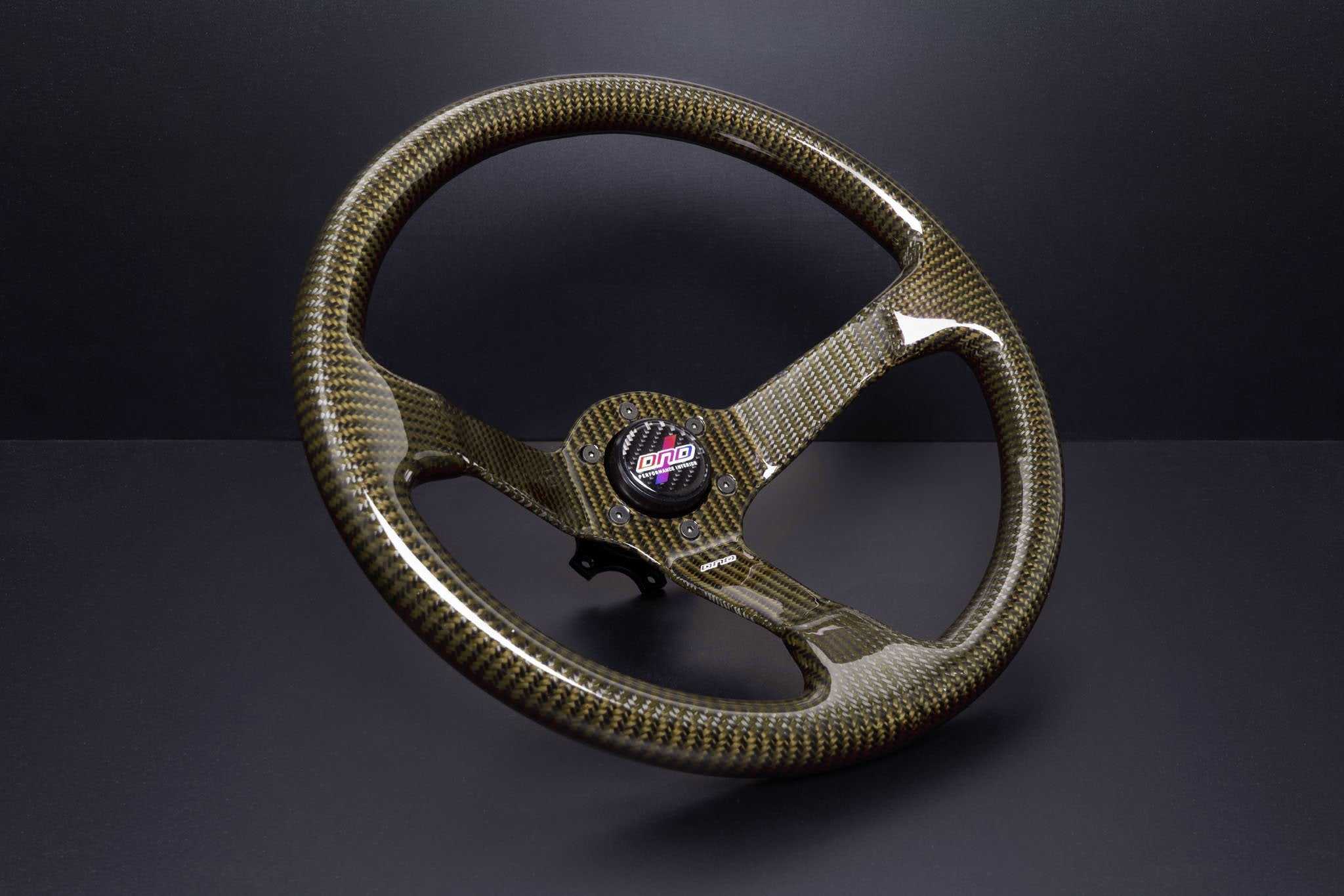 DND Performance Interior, DND Full Carbon Kevlar Steering Wheel (89mm Deep, 350mm) 6 Bolt