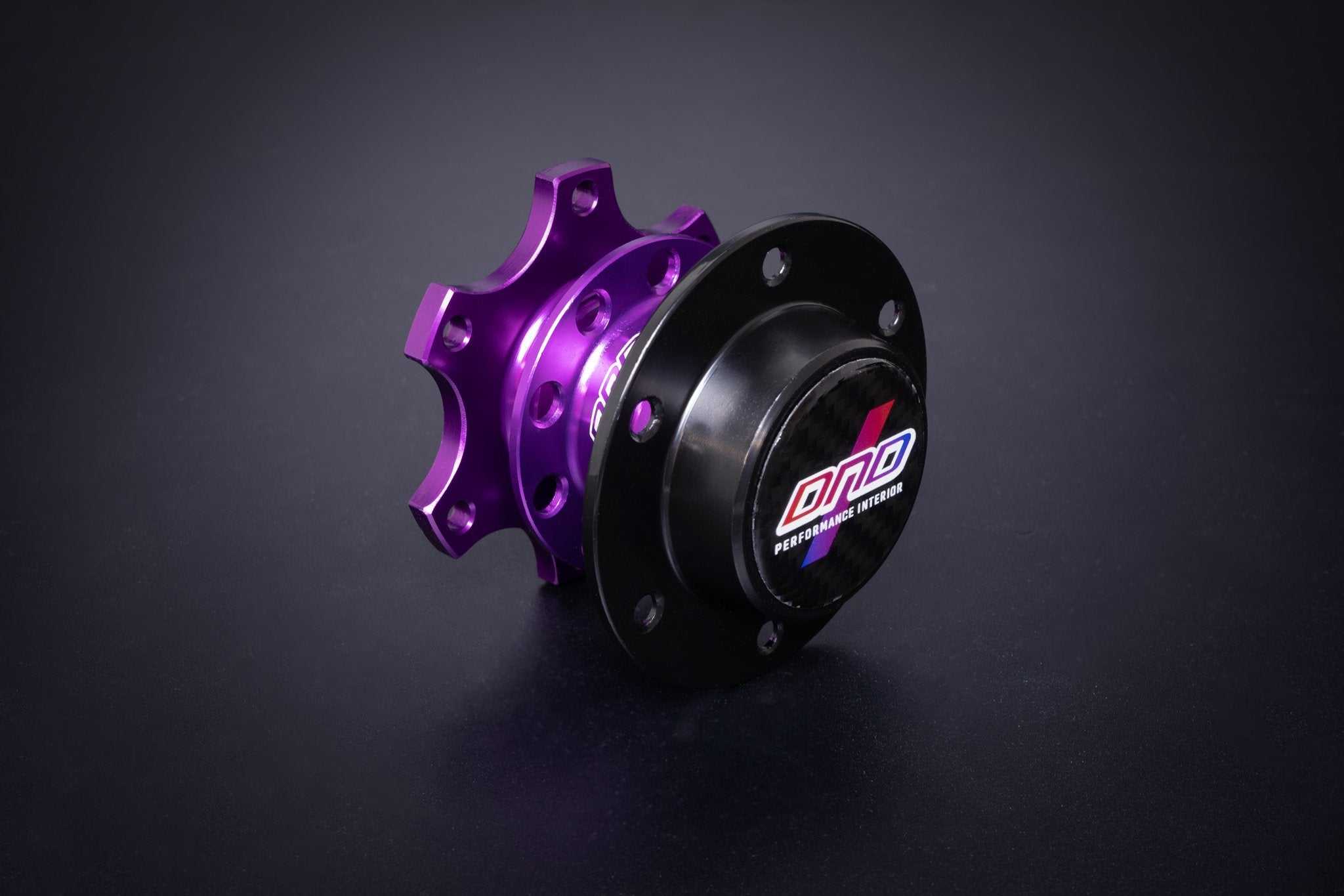 DND Performance Interior, DND Spline V1 Quick Release Steering Wheel Hub (Carbon Fiber Cover) Anodized