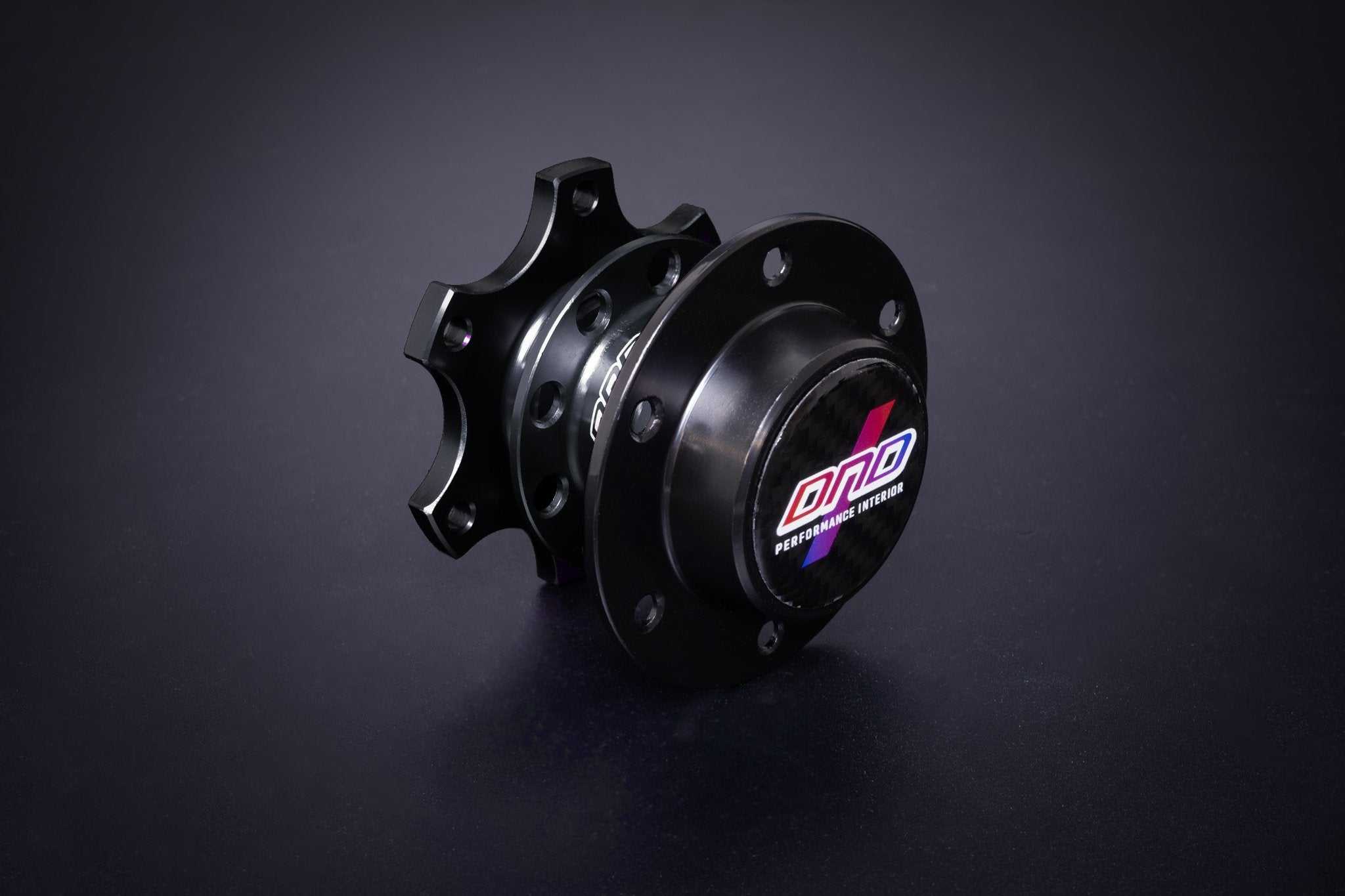 DND Performance Interior, DND Spline V1 Quick Release Steering Wheel Hub (Carbon Fiber Cover) Anodized