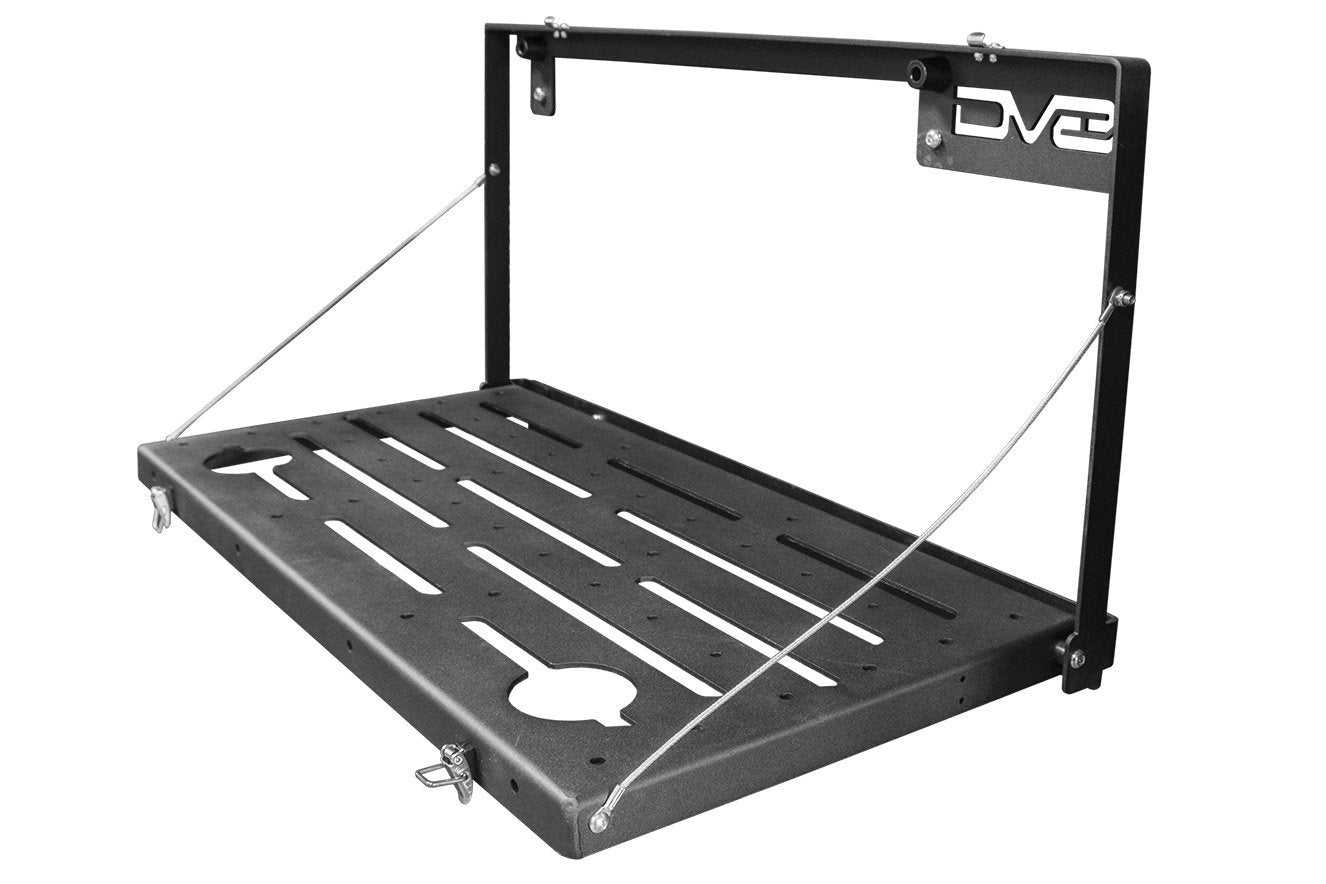 DV8 Off Road, DV8 Off Road Folding Trail Table Jeep Wrangler JL (2018-2021) Rear Door