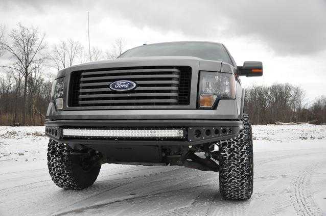 DV8 Off Road, DV8 Off Road Front Bumper Ford F150 (2009-2014) Baja Style - FBFF1-04