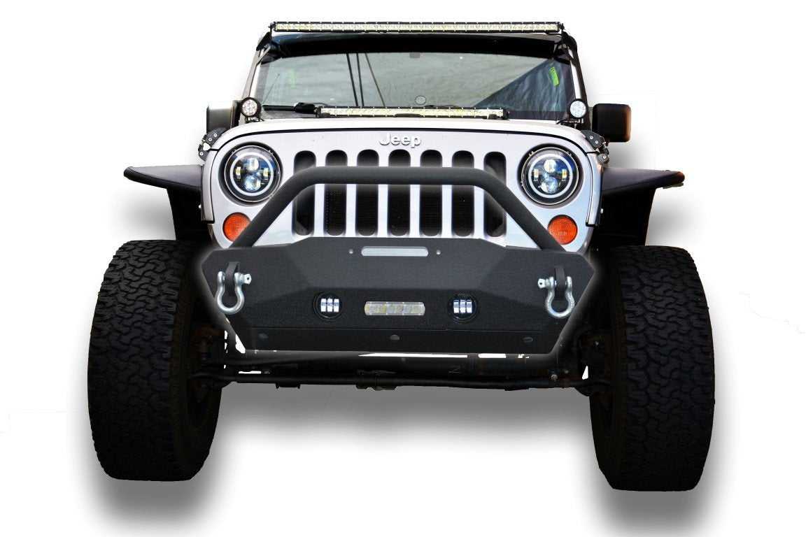 DV8 Off Road, DV8 Off Road Front Bumper Jeep Wrangler JK (2007-2018) FS-16 - FBSHTB-16