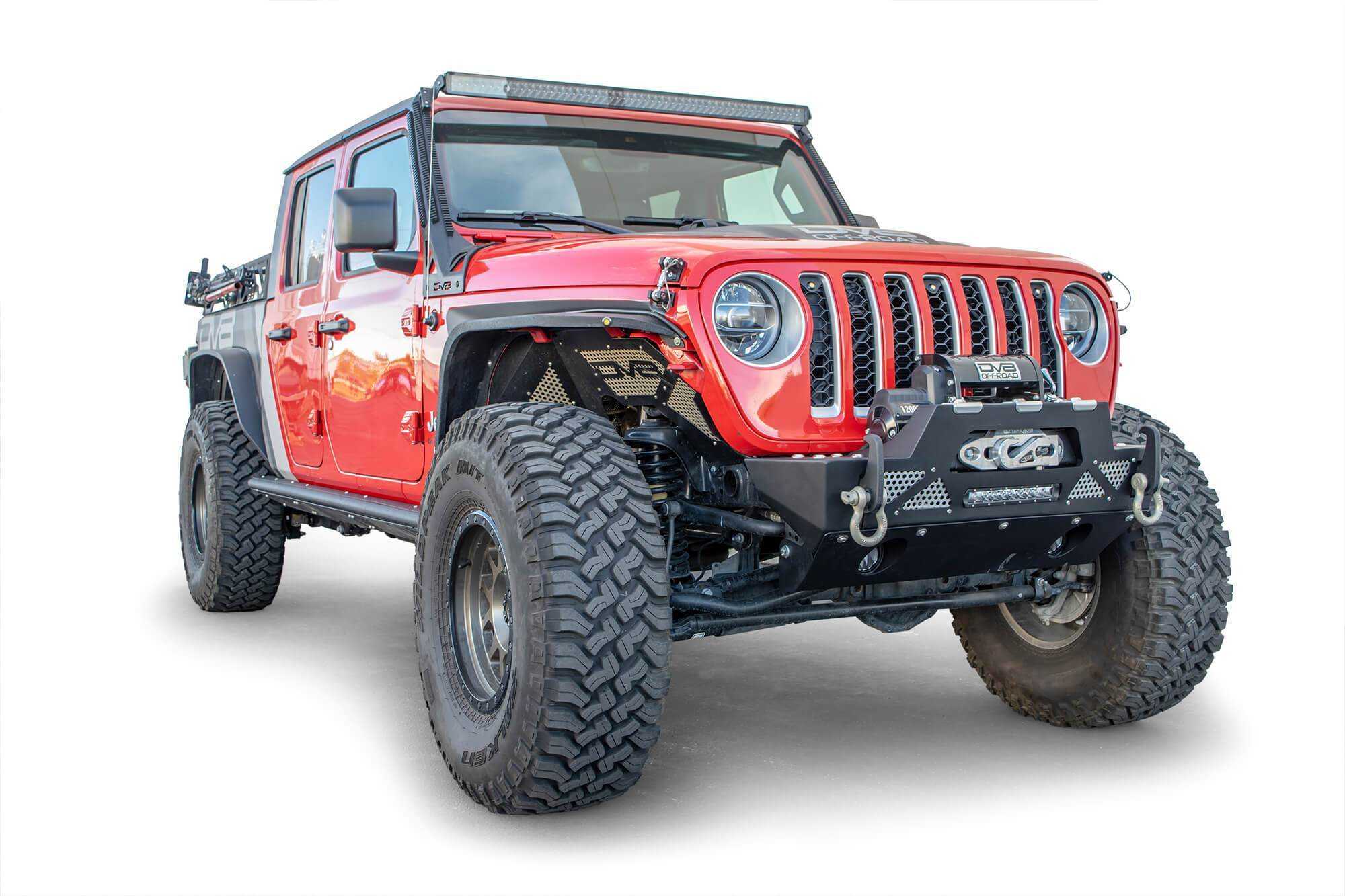 DV8 Off Road, DV8 Off Road Front Bumper Jeep Wrangler JL (2018-2021) Gladiator JT (2020-2021) Modular FBJL-02