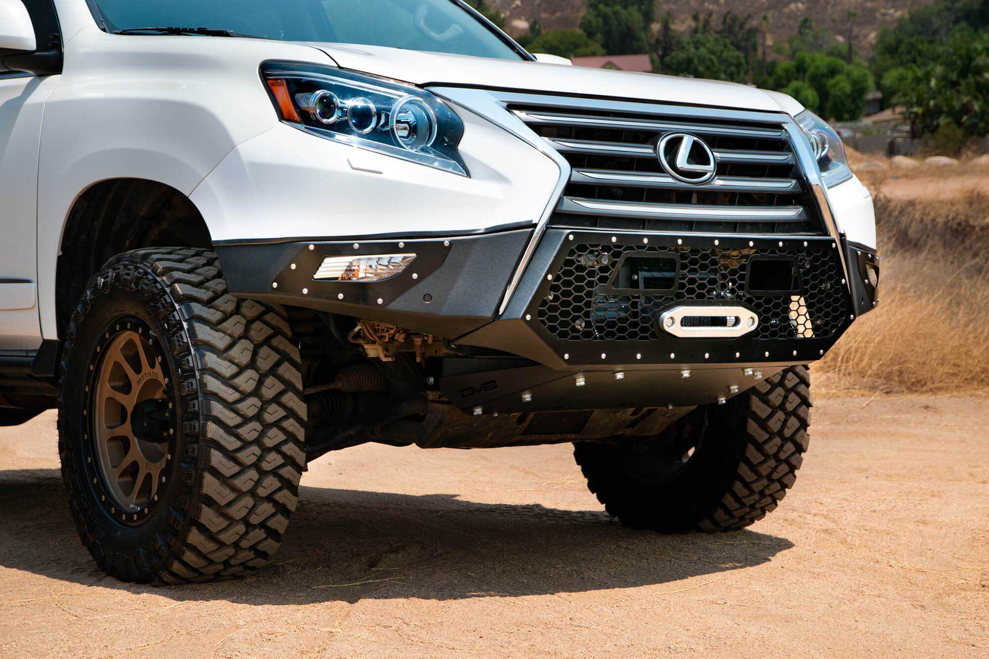 DV8 Off Road, DV8 Off Road Front Bumper Lexus GX460 (2014-2021) w/ Skid Plate - FBGX-01