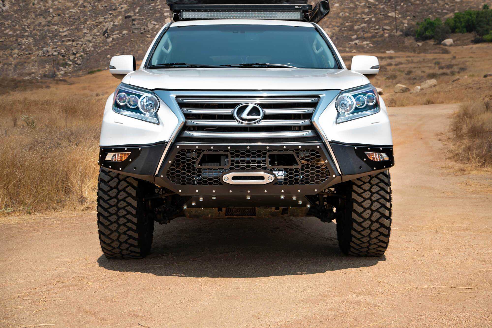 DV8 Off Road, DV8 Off Road Front Bumper Lexus GX460 (2014-2021) w/ Skid Plate - FBGX-01