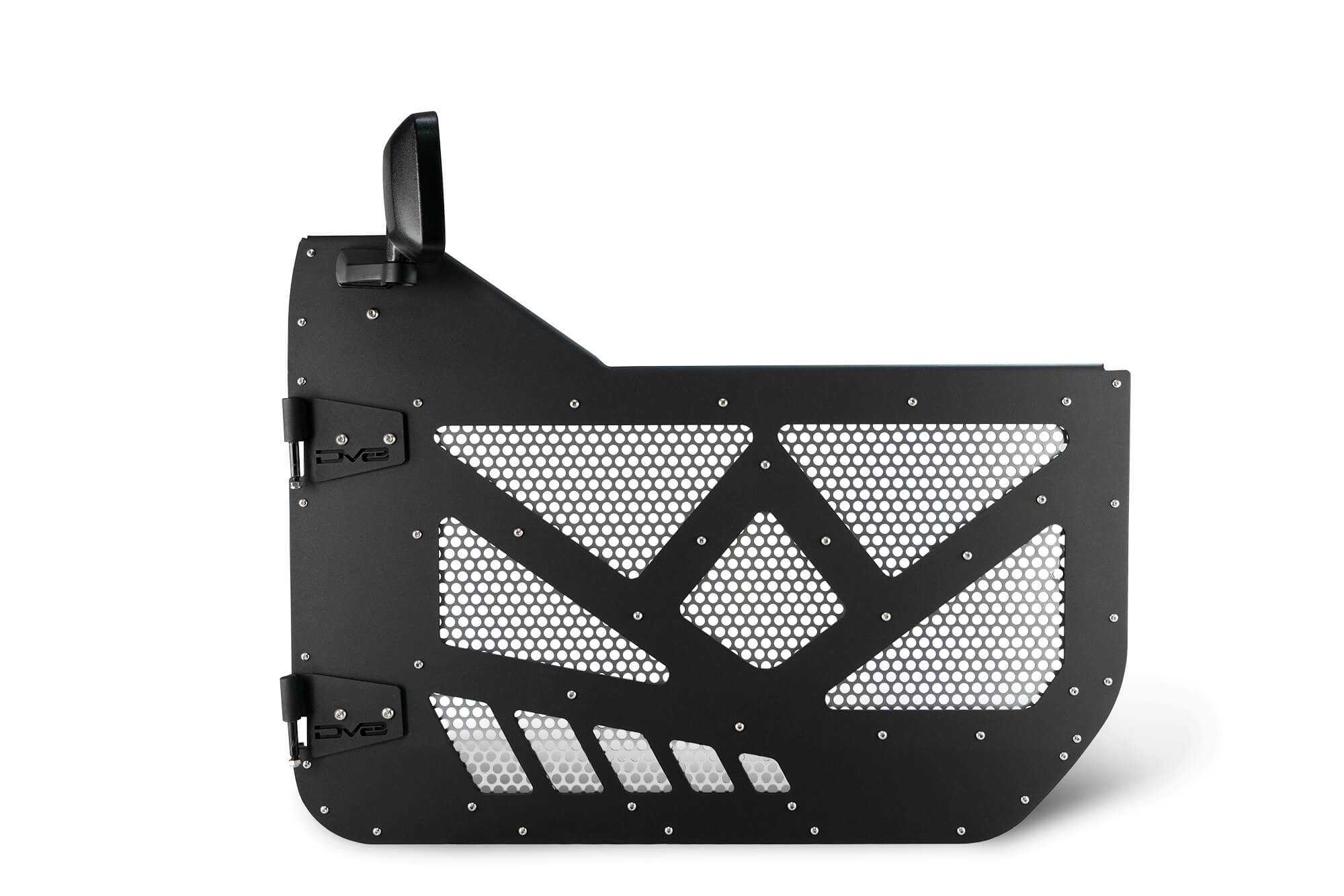 DV8 Off Road, DV8 Off Road Half Door Jeep Wrangler JL (2018-2021) Gladiator (2020-2021) w/ Aluminum Mesh - Front / Rear