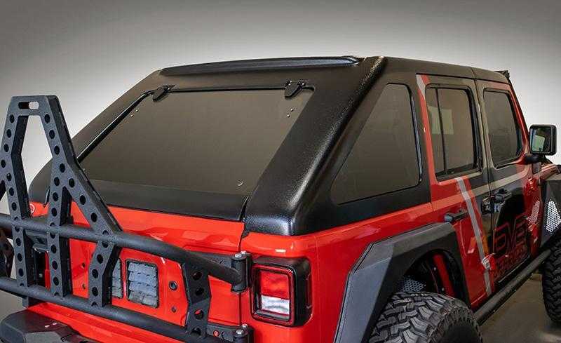 DV8 Off Road, DV8 Off Road Hard Top Jeep Wrangler JL (2018-2021) Razor Series - HTJL02-B