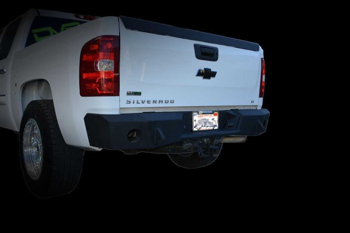 DV8 Off Road, DV8 Off Road Rear Bumper Chevy Silverado 1500 (2007-2013) Steel - RBCS1-01