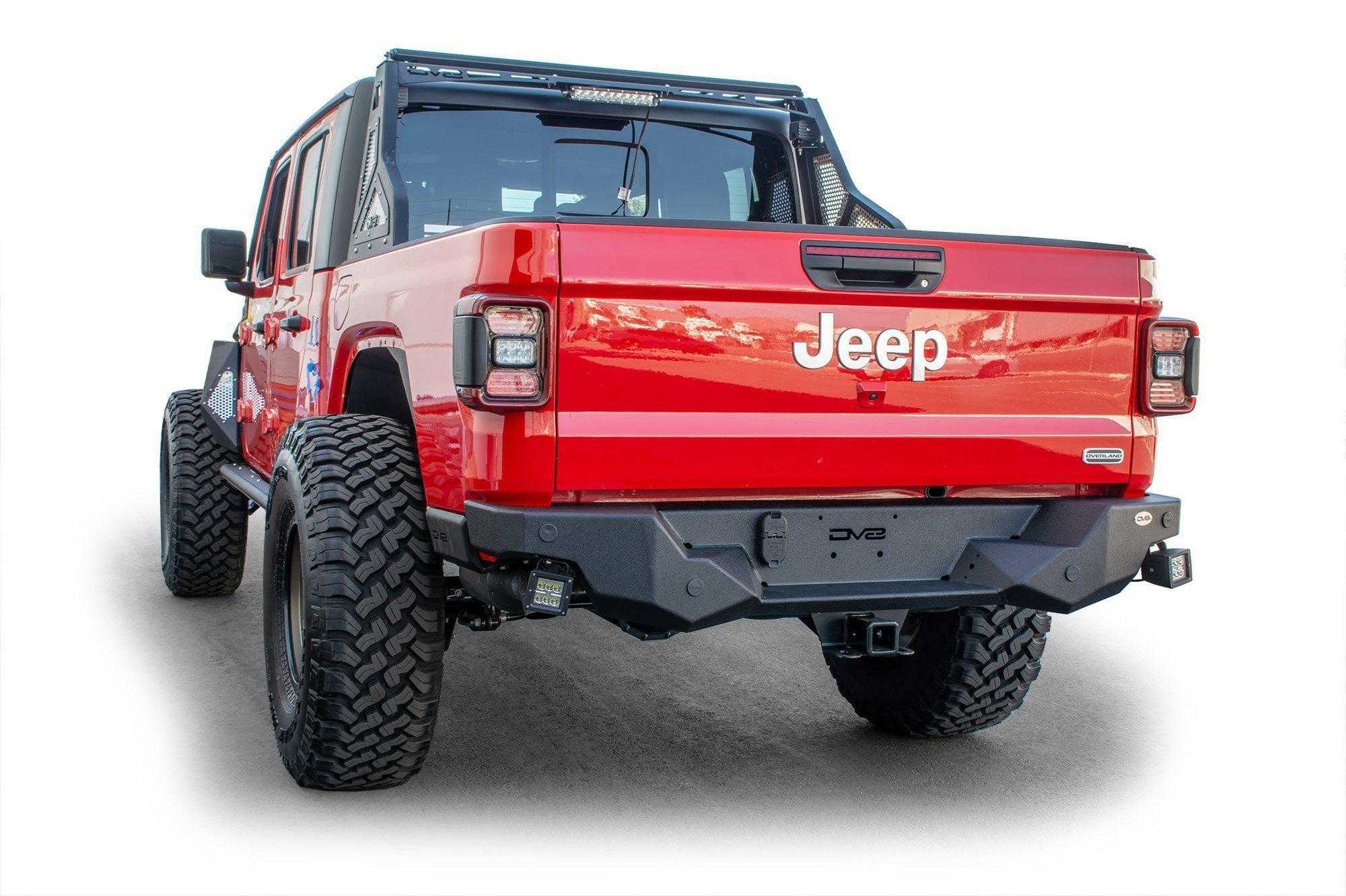 DV8 Off Road, DV8 Off Road Rear Bumper Gladiator Jeep JT (2020-2021) High Clearance - RBGL-04