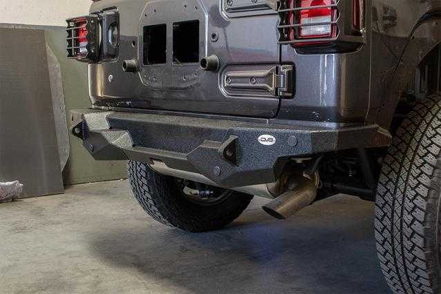 DV8 Off Road, DV8 Off Road Rear Bumper Jeep Wrangler JL (2018-2021) High Clearance - RBJL-07