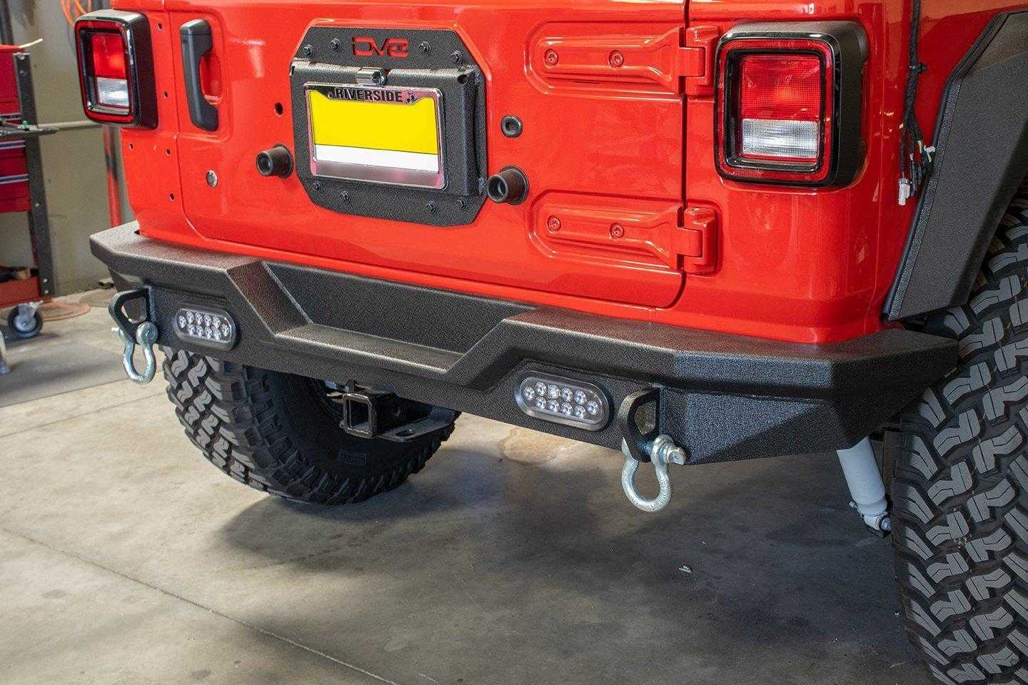 DV8 Off Road, DV8 Off Road Rear Bumper Jeep Wrangler JL (2018-2021) RBJL-03