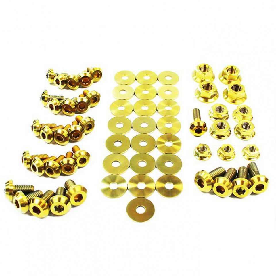 Dress Up Bolts, Dress Up Bolts Nissan Skyline R34 (1998-2002) Titanium Full Engine Bay Kit