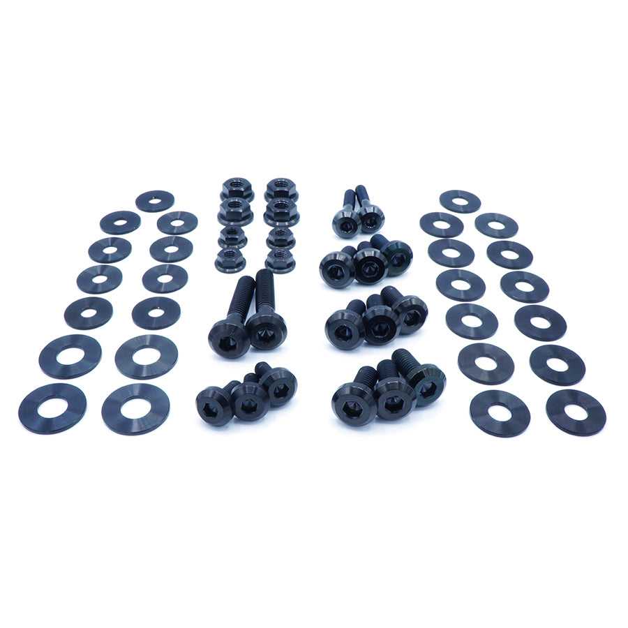 Dress Up Bolts, Dress Up Bolts Toyota Supra A90 (20-22) [Titanium Hardware Engine Bay Kit] Stage 1 or Stage 2